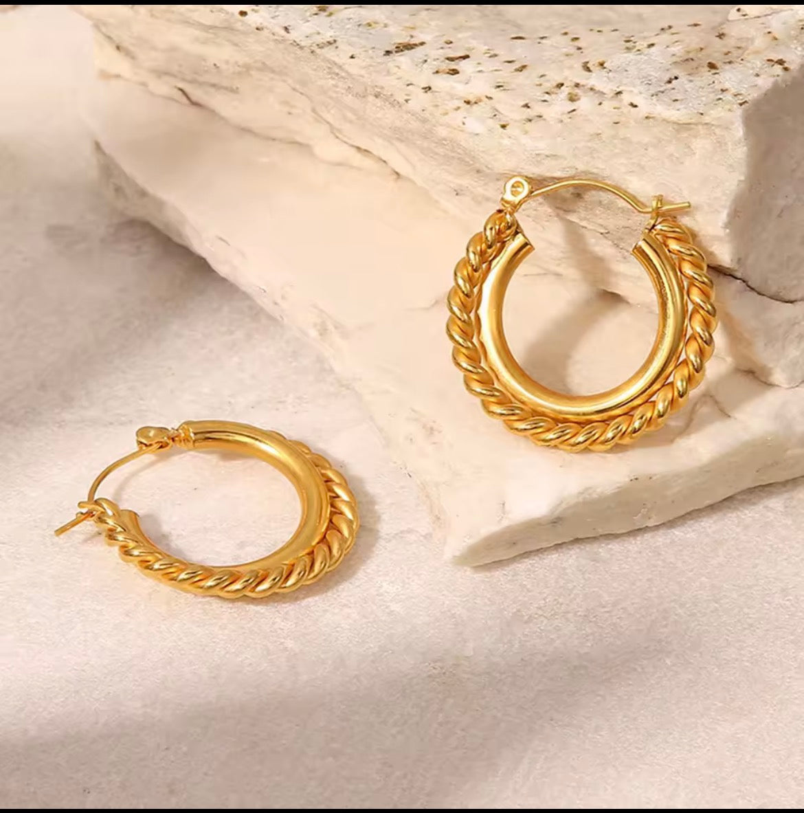 Pendientes de oro