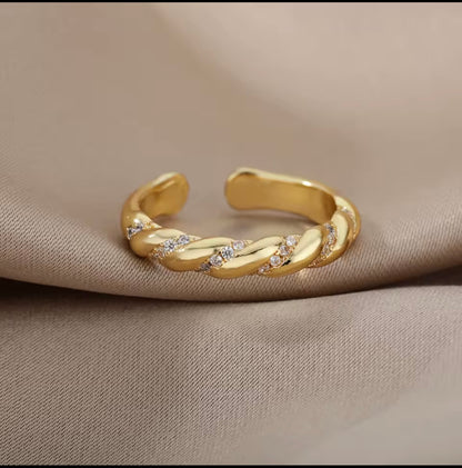 Anillo de oro 18k con criptonitas