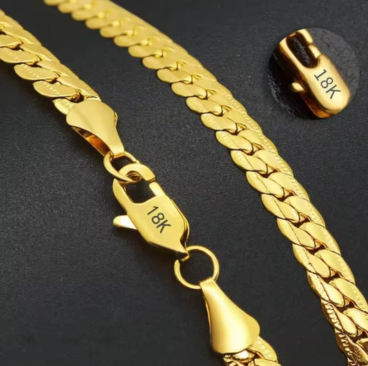Cadena de oro hombre 18k